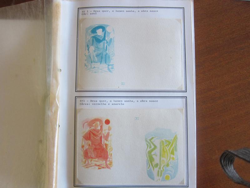 0022 (5).JPG -     Lote:    22      Inteiros Postais      Lotes Especiais       Descrição:      Portugal    1960 &mdash; 5.º Centenário da Morte do Infante D. Henrique. OM146, tipos A, B. C e D. Estudo especializado com 44 provas progressivas e de cor de toda a emissão. Único conjunto conhecido.         PRV       Valor Base:     &euro; 500,00     Valor Venda:     Retirado     